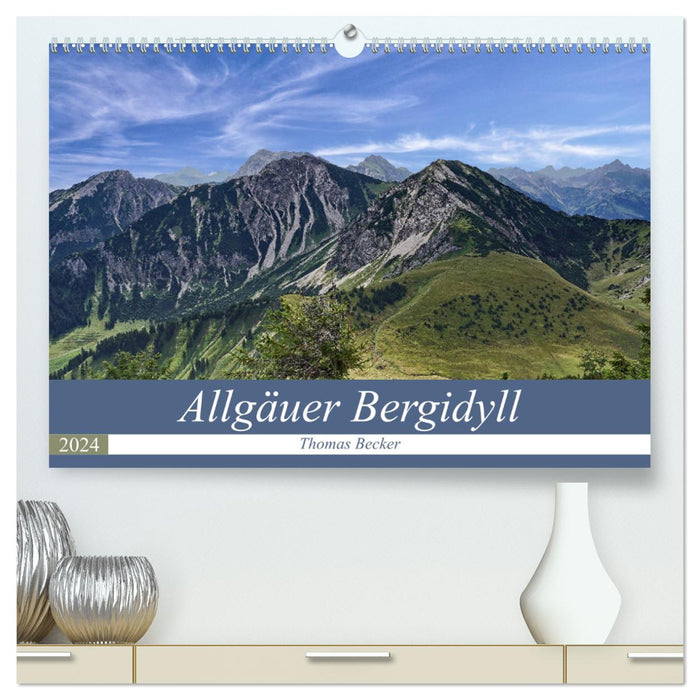 Allgäuer Bergidyll (CALVENDO Premium Wandkalender 2024)