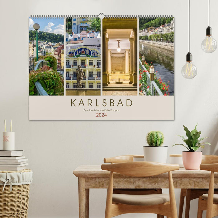 KARLSBAD Das Juwel der Kurstädte Europas (CALVENDO Wandkalender 2024)