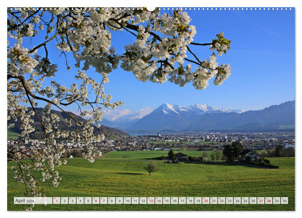 Bergblicke der Schweiz (CALVENDO Wandkalender 2024)