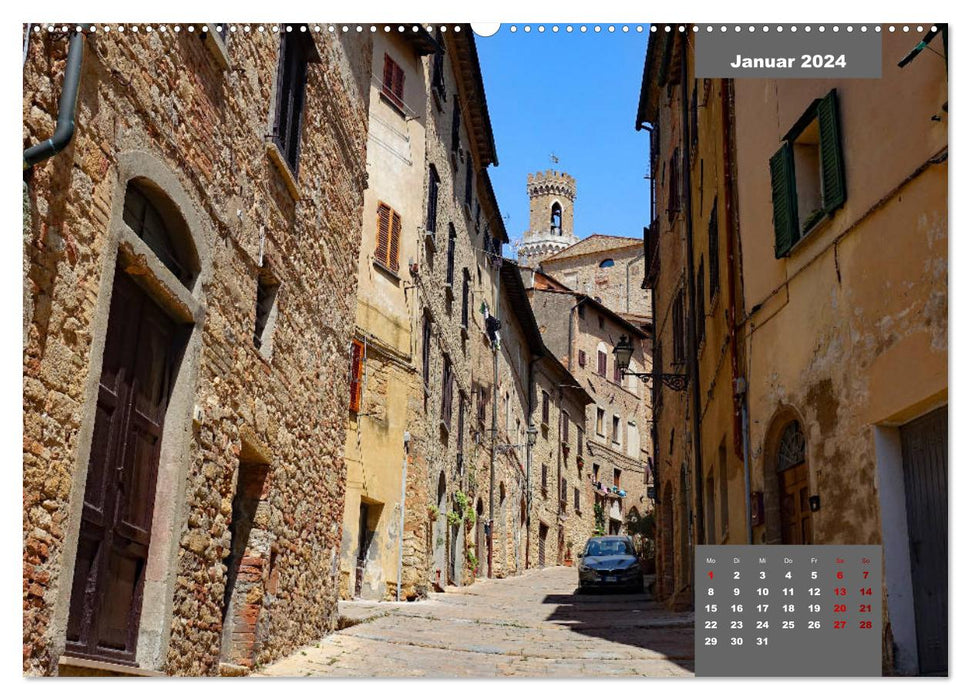 Toscane - l'une des plus belles régions d'Italie (calendrier mural CALVENDO 2024) 