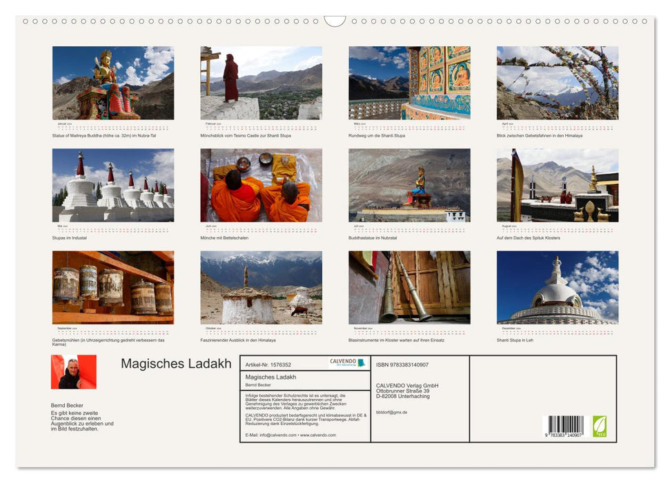 Magisches Ladakh (CALVENDO Wandkalender 2024)