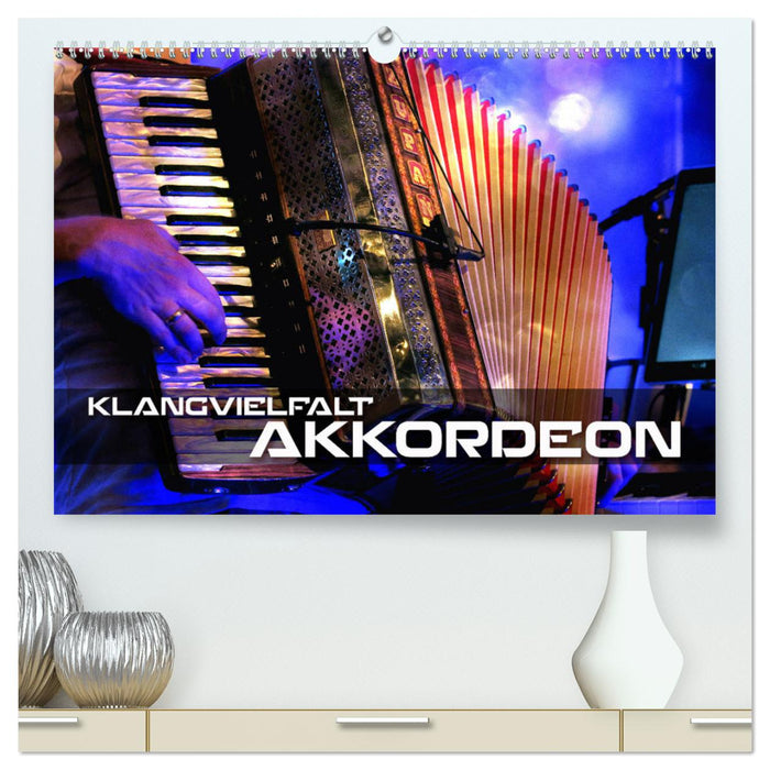 Variété de sons accordéon (calendrier mural CALVENDO Premium 2024) 