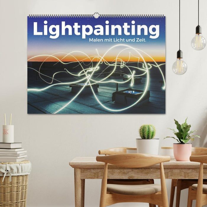 Lightpainting - Malen mit Licht und Zeit (CALVENDO Wandkalender 2024)