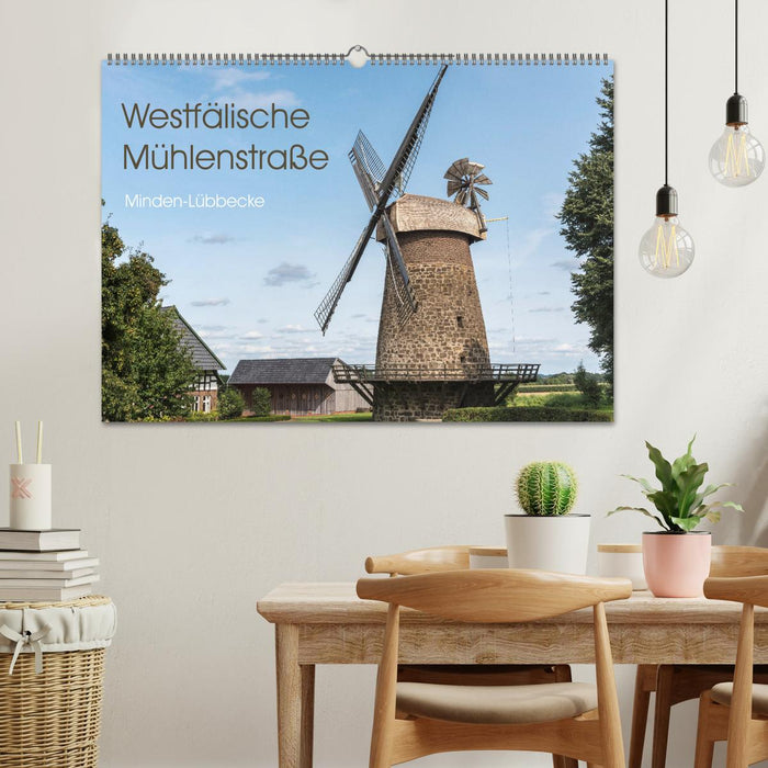 Westphalian Mill Road (Calendrier mural CALVENDO 2024) 