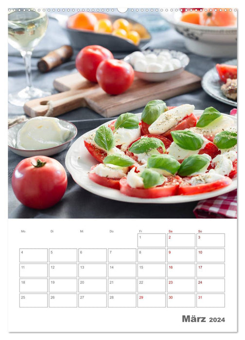 Historische Tomaten - Ein Küchen Terminplaner (CALVENDO Premium Wandkalender 2024)