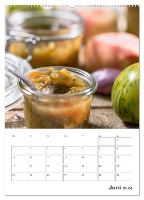 Historische Tomaten - Ein Küchen Terminplaner (CALVENDO Premium Wandkalender 2024)