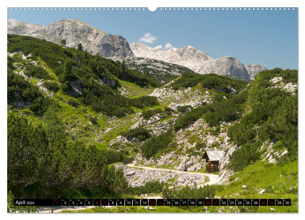 Région du patrimoine mondial Hallstatt Dachstein (Calendrier mural CALVENDO Premium 2024) 