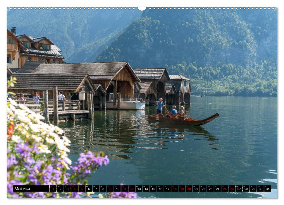 Région du patrimoine mondial Hallstatt Dachstein (Calendrier mural CALVENDO Premium 2024) 