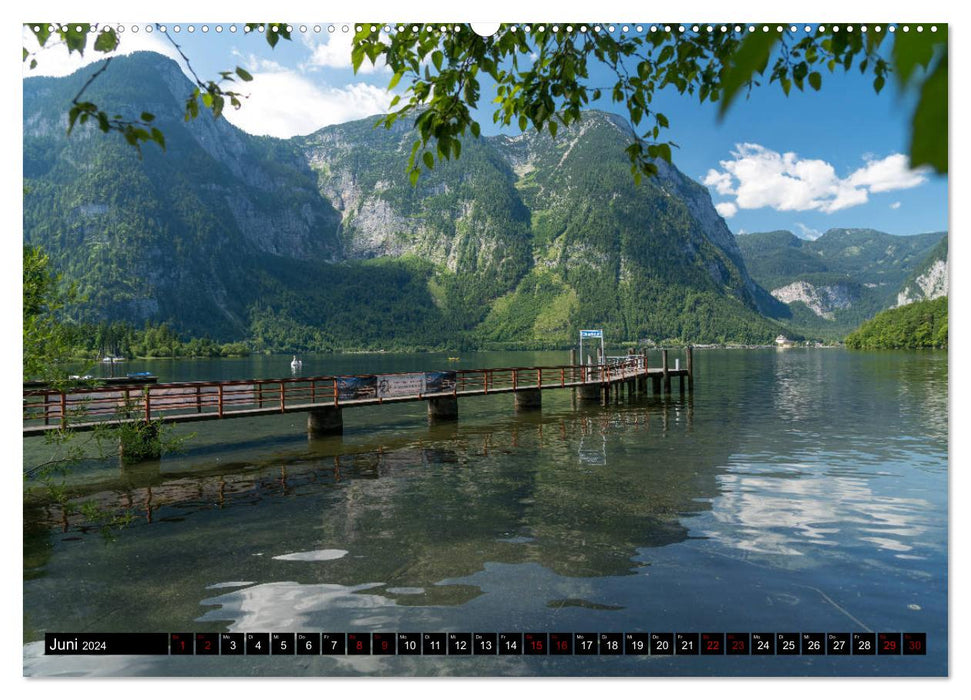 Région du patrimoine mondial Hallstatt Dachstein (Calendrier mural CALVENDO Premium 2024) 