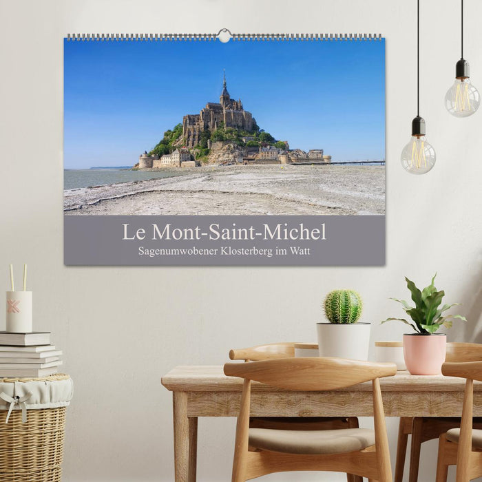 Le Mont-Saint-Michel - Sagenumwobener Klosterberg im Watt (CALVENDO Wandkalender 2024)