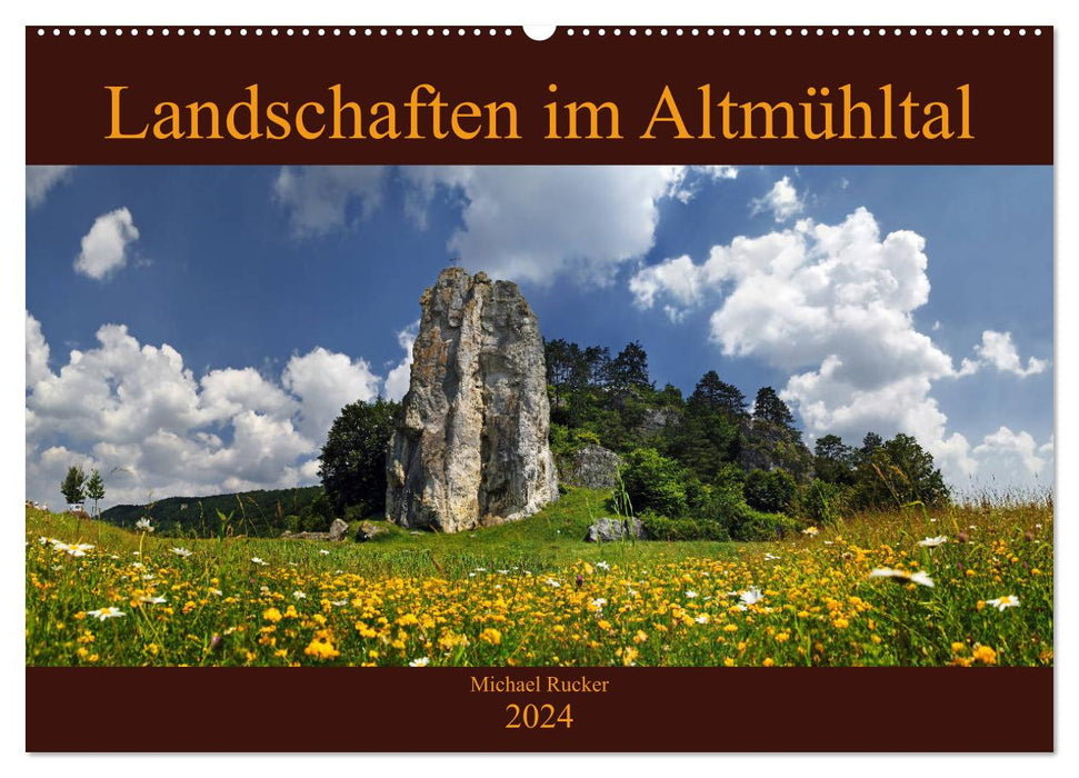 Paysages de l'Altmühltal (calendrier mural CALVENDO 2024) 