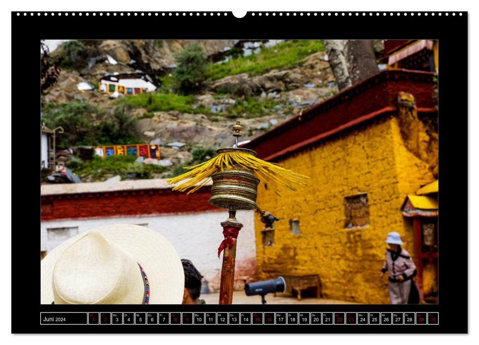 Eine Rundreise durch Tibet (CALVENDO Wandkalender 2024)