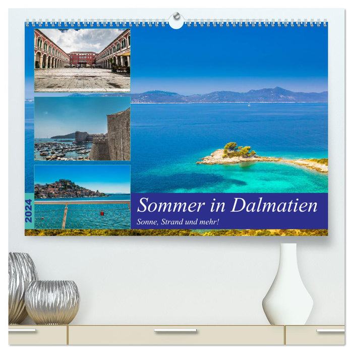 L'été en Dalmatie - soleil, plage et bien plus encore ! (Calendrier mural CALVENDO Premium 2024) 