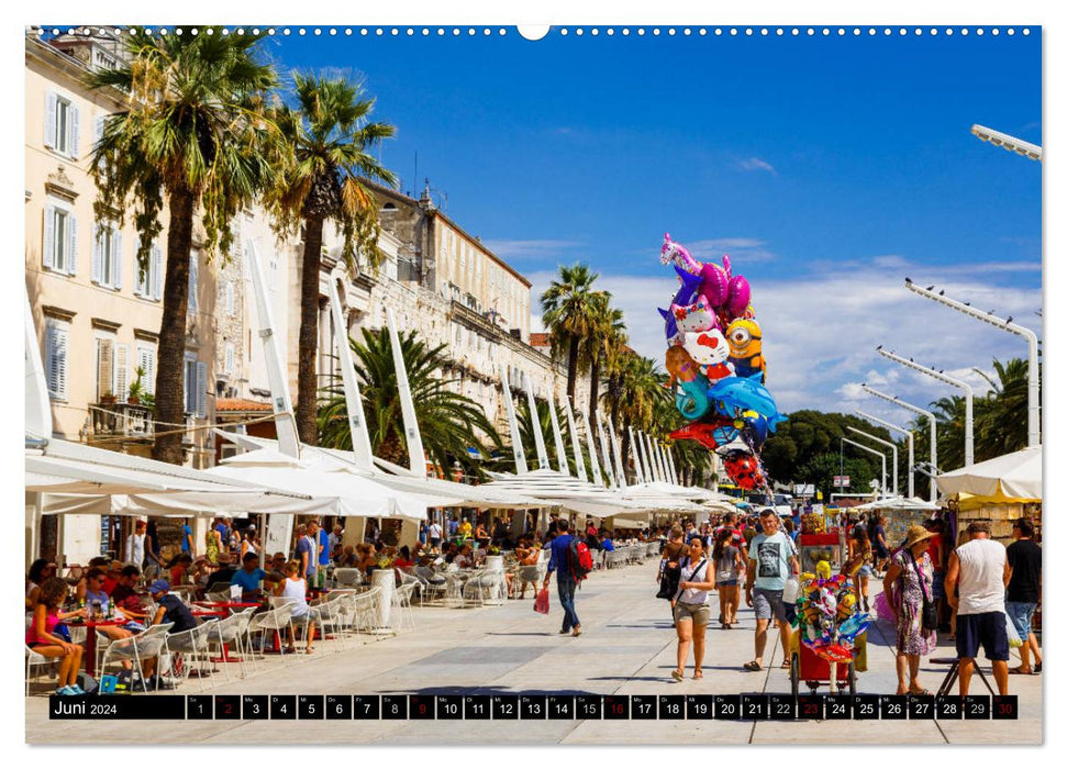 L'été en Dalmatie - soleil, plage et bien plus encore ! (Calendrier mural CALVENDO Premium 2024) 