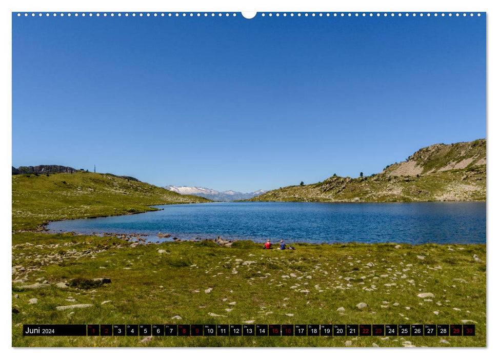 Magie des Pyrénées - Randonnées dans les Pyrénées Orientales (Calendrier mural CALVENDO 2024) 