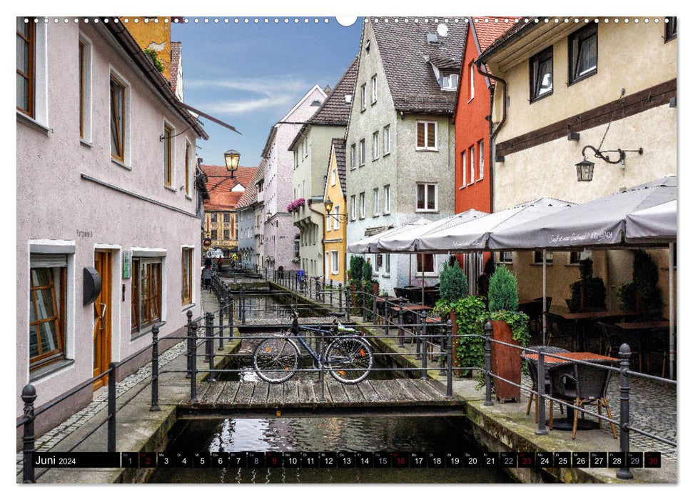 Das Allgäu - Seine malerischen Altstädte (CALVENDO Wandkalender 2024)