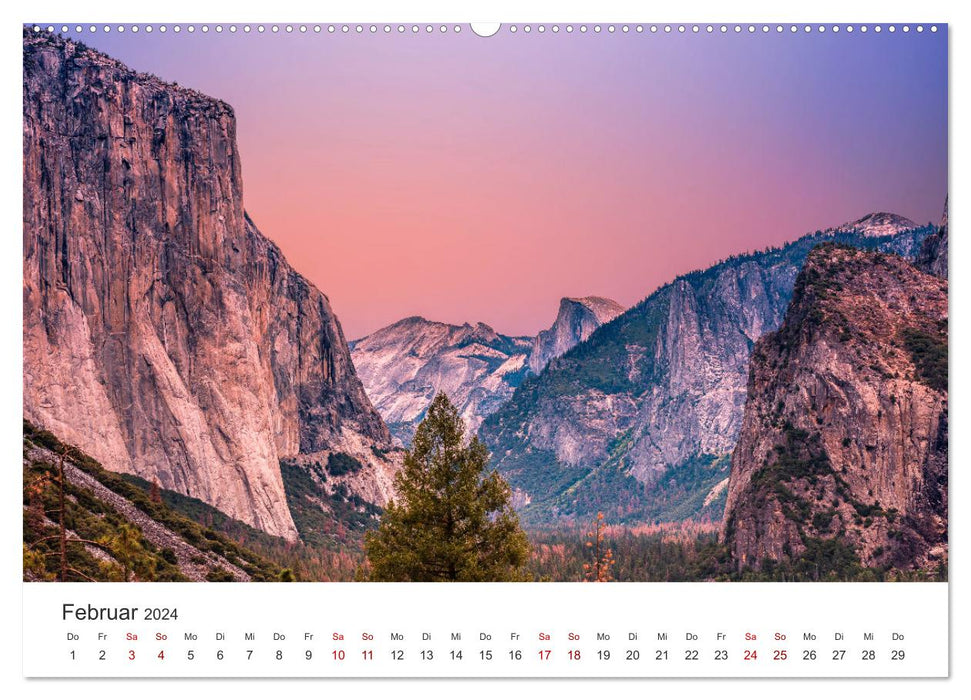 Yosemite - Nationalpark (CALVENDO Premium Wandkalender 2024)