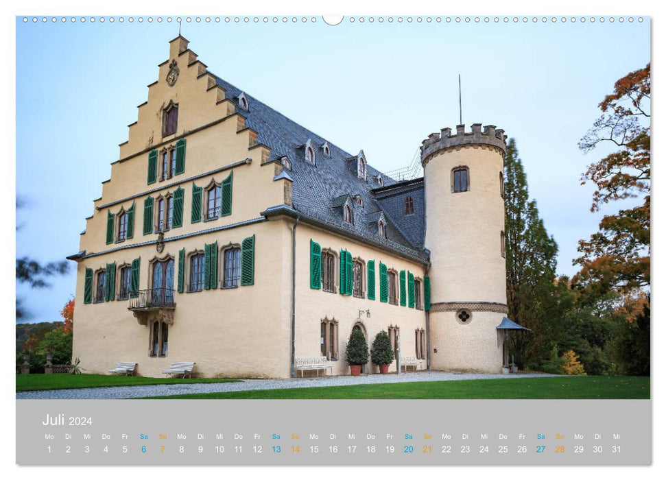 Coburger Land - Burgen und Schlösser (CALVENDO Premium Wandkalender 2024)