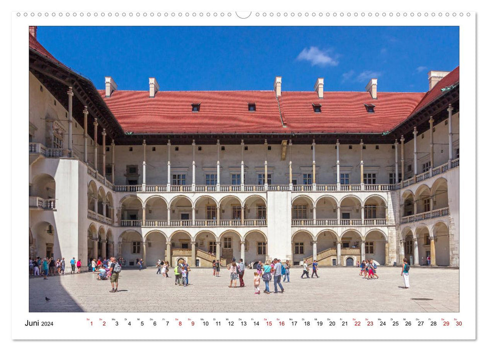 Ein Sommertag in Krakau (CALVENDO Premium Wandkalender 2024)