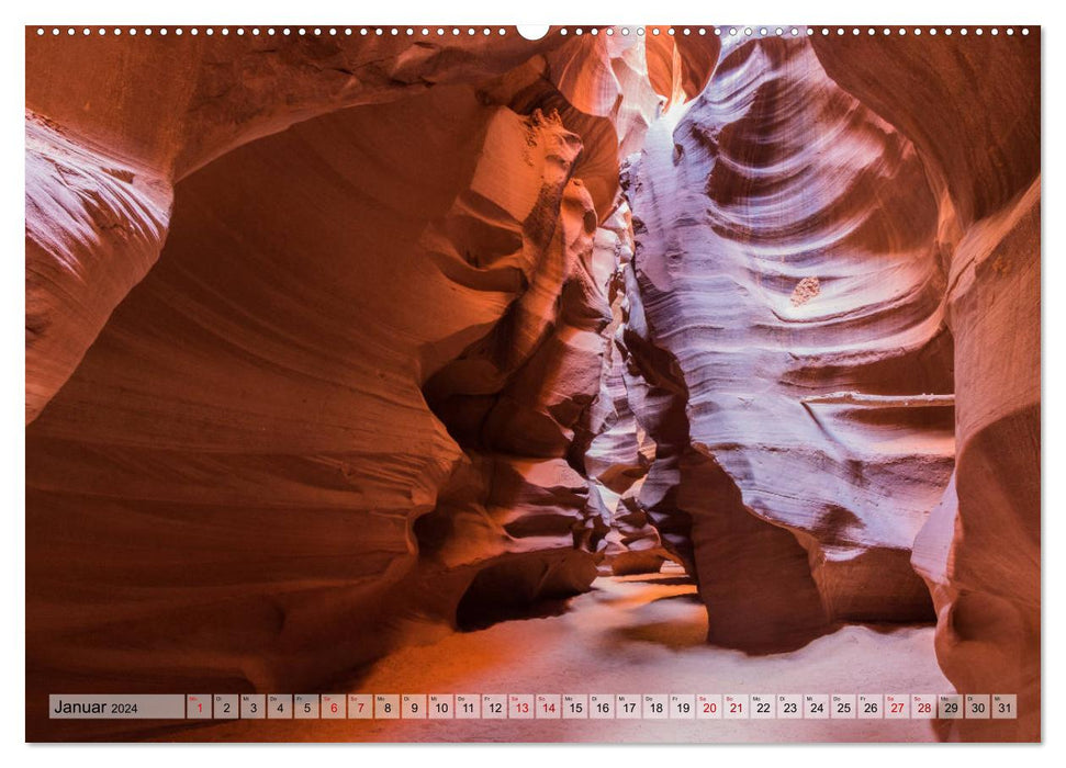 Arizona - Slot Canyons (CALVENDO Premium Wandkalender 2024)