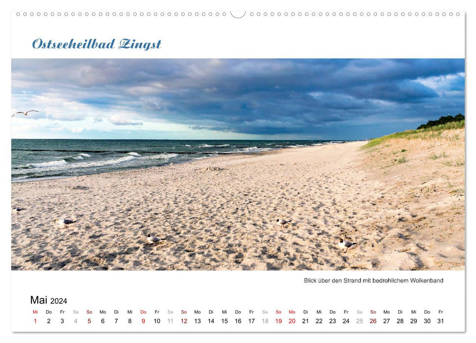 Panorama-Blick Ostseeheilbad Zingst (CALVENDO Premium Wandkalender 2024)