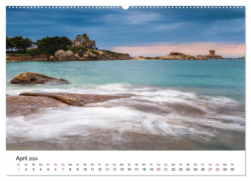 Die Bretagne - Felsige Küstenbereiche (CALVENDO Wandkalender 2024)