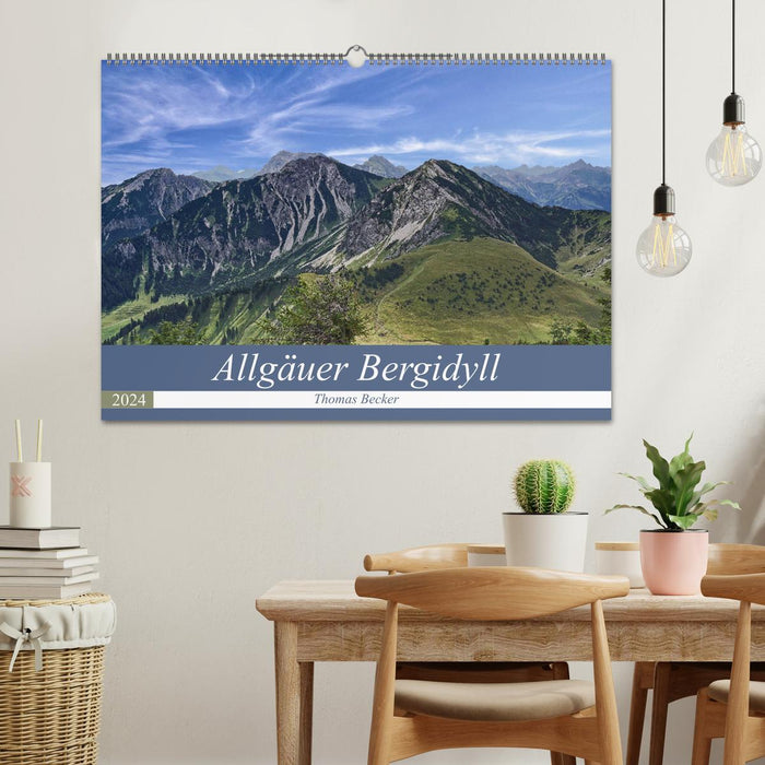 Allgäuer Bergidyll (CALVENDO Wandkalender 2024)