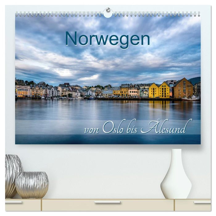Norwegen von Oslo bis Ålesund (CALVENDO Premium Wandkalender 2024)