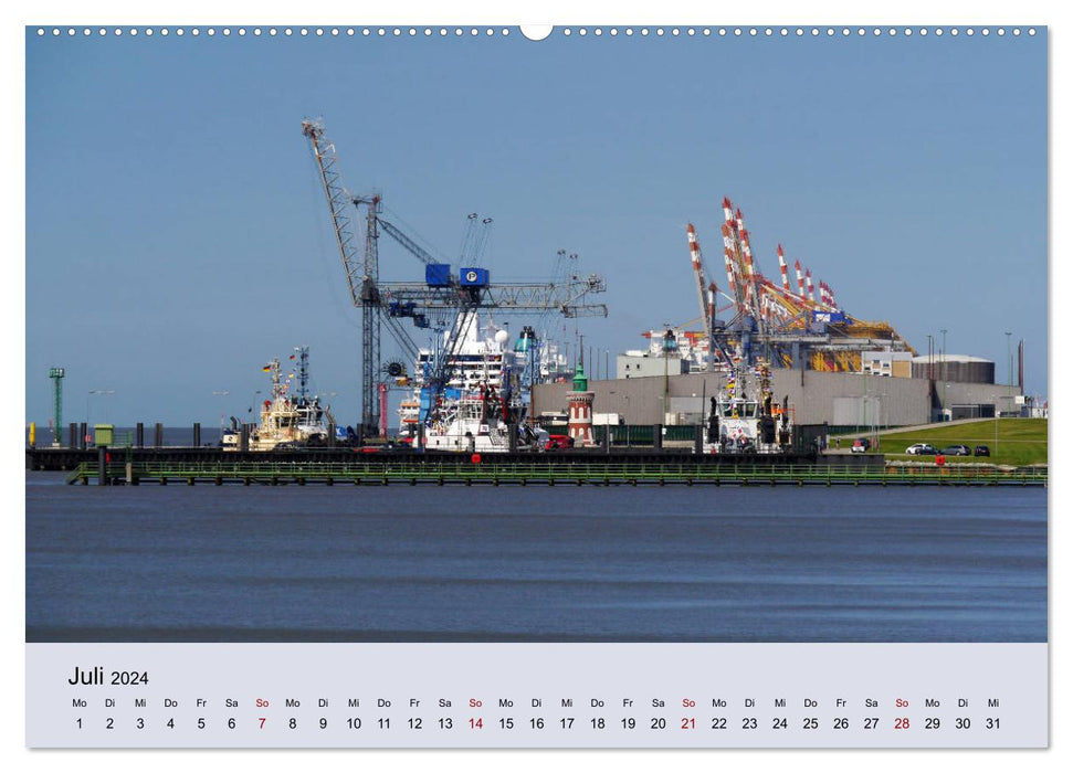 Bremerhaven. Die Seestadt an der Nordseeküste (CALVENDO Premium Wandkalender 2024)