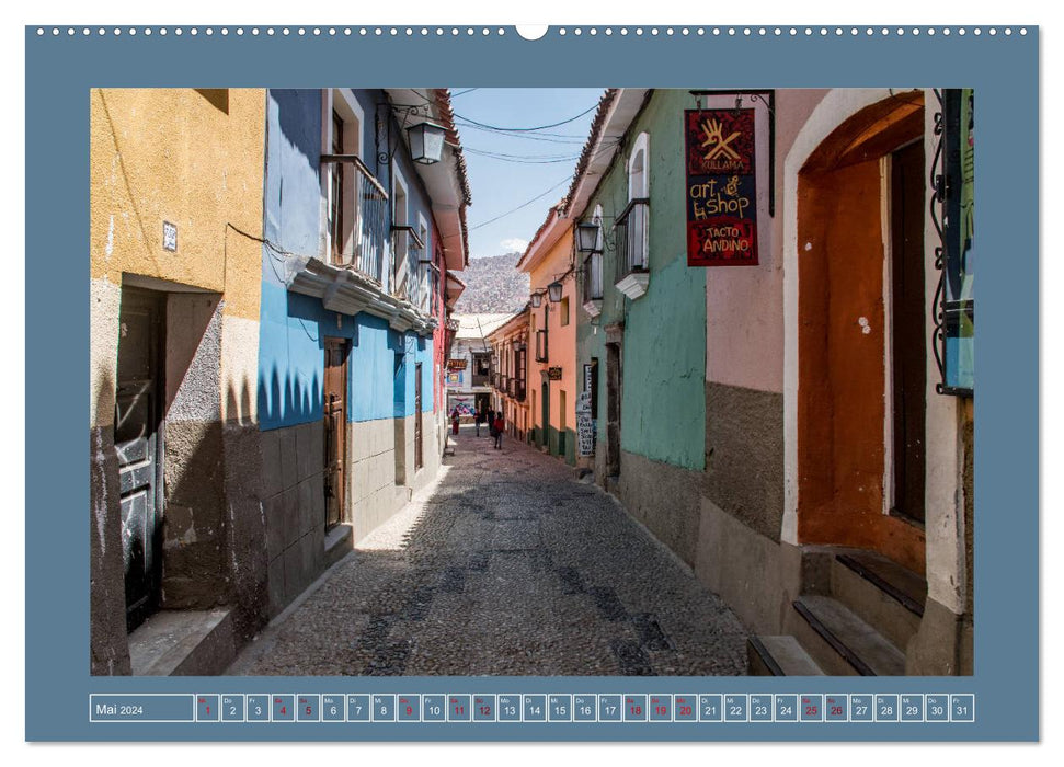 La Paz - Stadt der Superlative. Bolivien 2024 (CALVENDO Premium Wandkalender 2024)