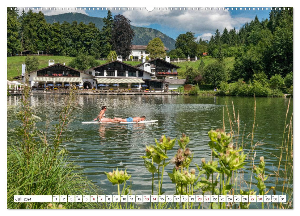 Rund um den Riessersee (CALVENDO Premium Wandkalender 2024)