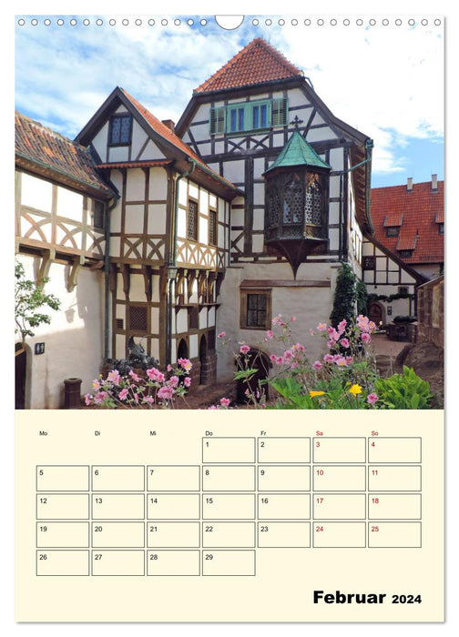 Die Wartburg - Weltkulturerbe in Thüringen (CALVENDO Wandkalender 2024)