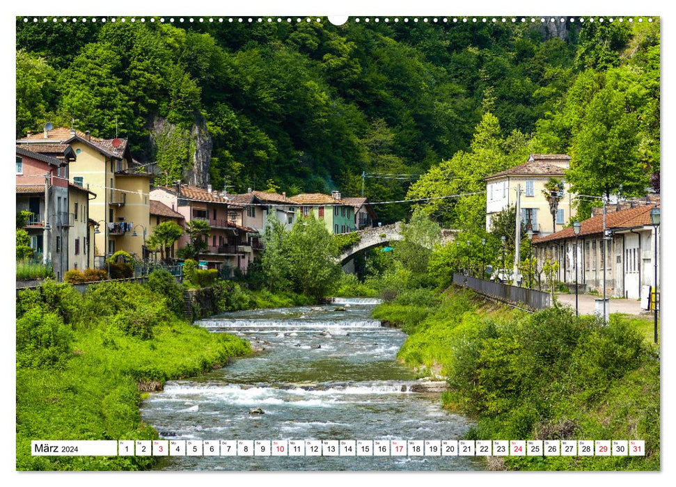 Impressionen vom Luganer See (CALVENDO Premium Wandkalender 2024)