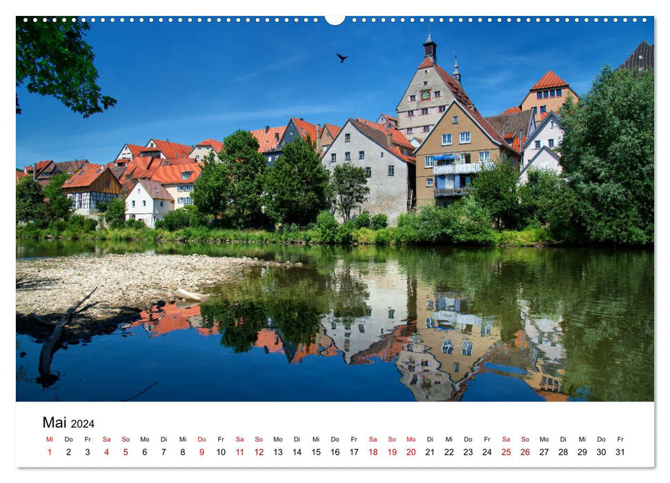 stadt:ansichten besigheim (CALVENDO Premium Wandkalender 2024)