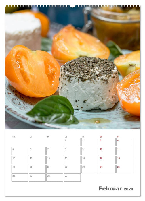 Historische Tomaten - Ein Küchen Terminplaner (CALVENDO Wandkalender 2024)