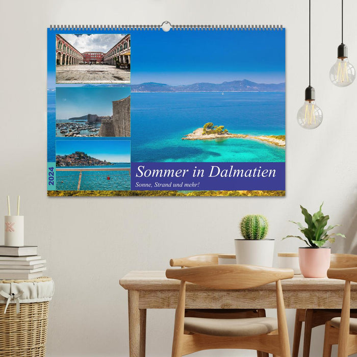 Summer in Dalmatia - sun, beach and more! (CALVENDO wall calendar 2024)