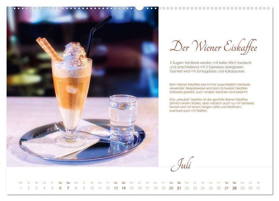 Wiener Kaffeerezepte (CALVENDO Premium Wandkalender 2024)