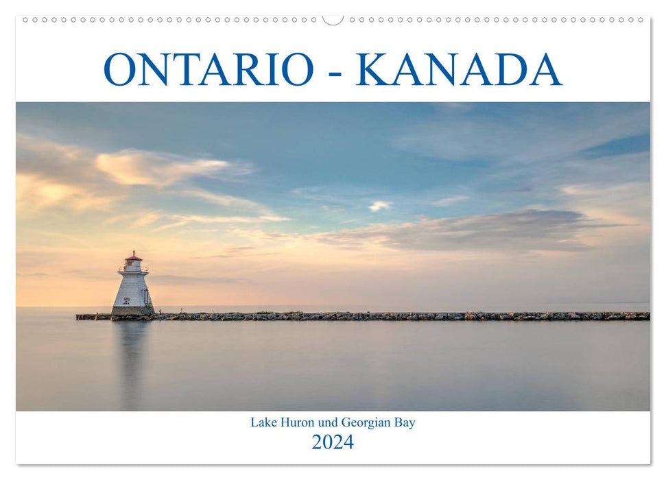 Ontario Kanada, Lake Huron und Georgian Bay (CALVENDO Wandkalender 2024)