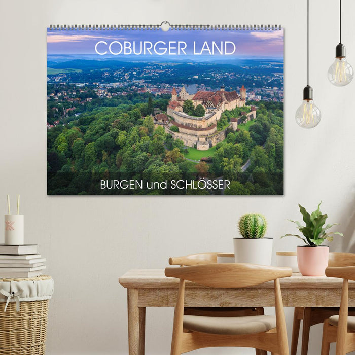 Coburger Land - Burgen und Schlösser (CALVENDO Wandkalender 2024)