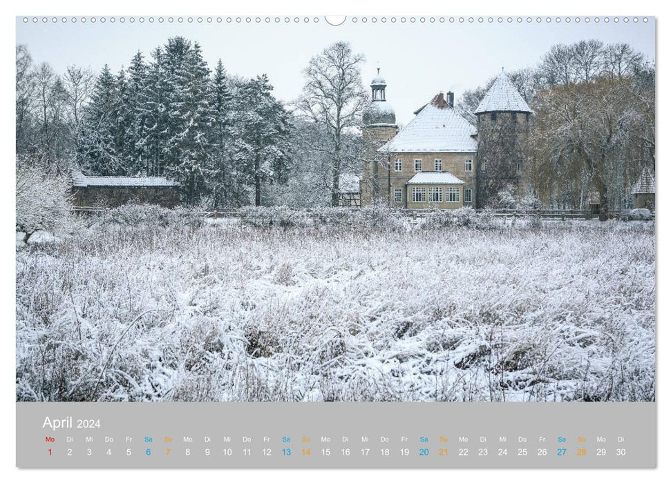 Coburger Land - Burgen und Schlösser (CALVENDO Wandkalender 2024)