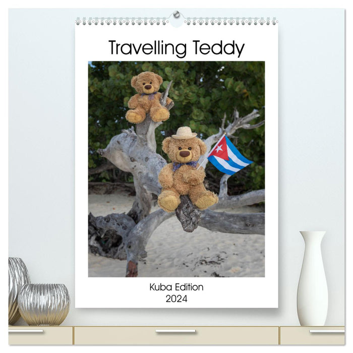 Travelling Teddy Kuba Edition 2024 (CALVENDO Premium Wandkalender 2024)
