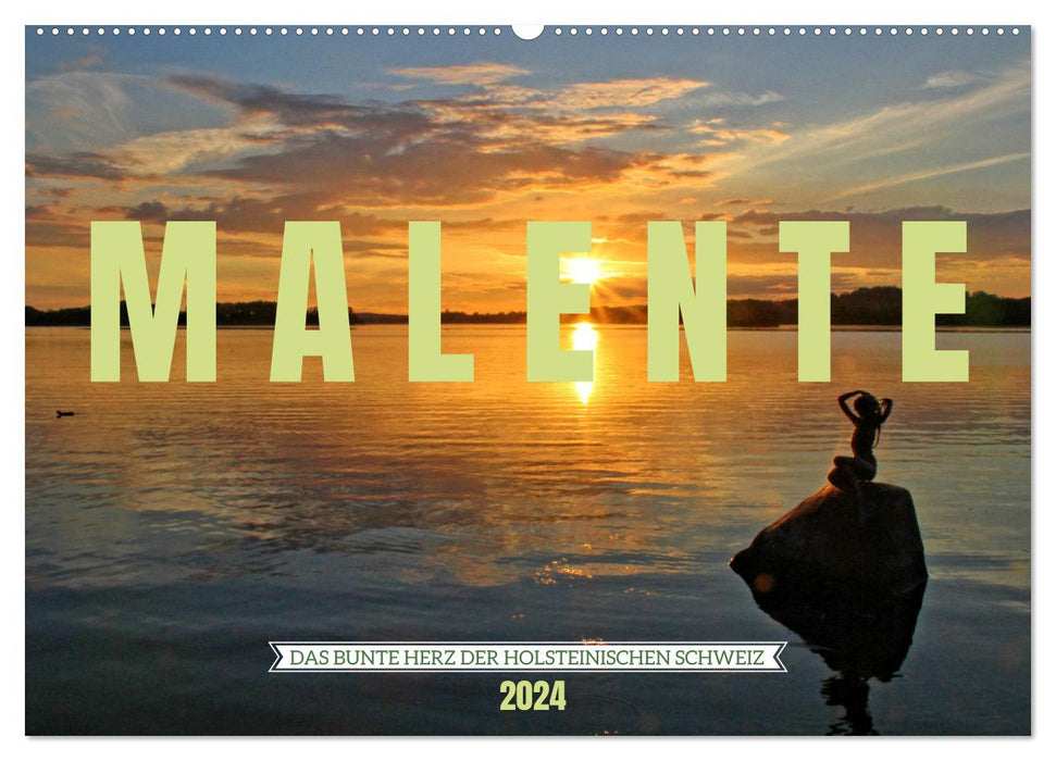 Malente - The colorful heart of Holstein Switzerland (CALVENDO wall calendar 2024) 