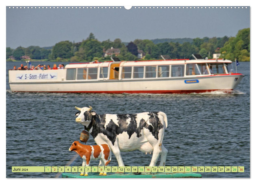 Malente - Das bunte Herz der Holsteinischen Schweiz (CALVENDO Wandkalender 2024)