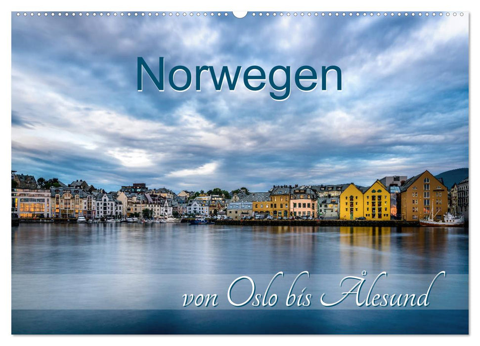 Norwegen von Oslo bis Ålesund (CALVENDO Wandkalender 2024)