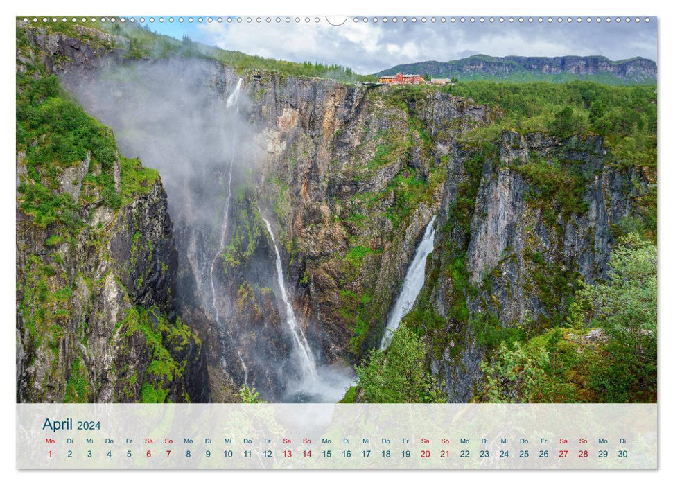 Norway from Oslo to Ålesund (CALVENDO wall calendar 2024) 