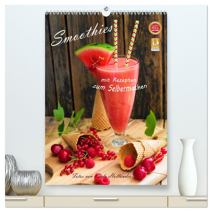 Smoothies zum Selbermachen (CALVENDO Premium Wandkalender 2024)