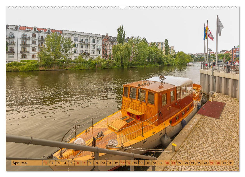 Boote in Berlin (CALVENDO Premium Wandkalender 2024)