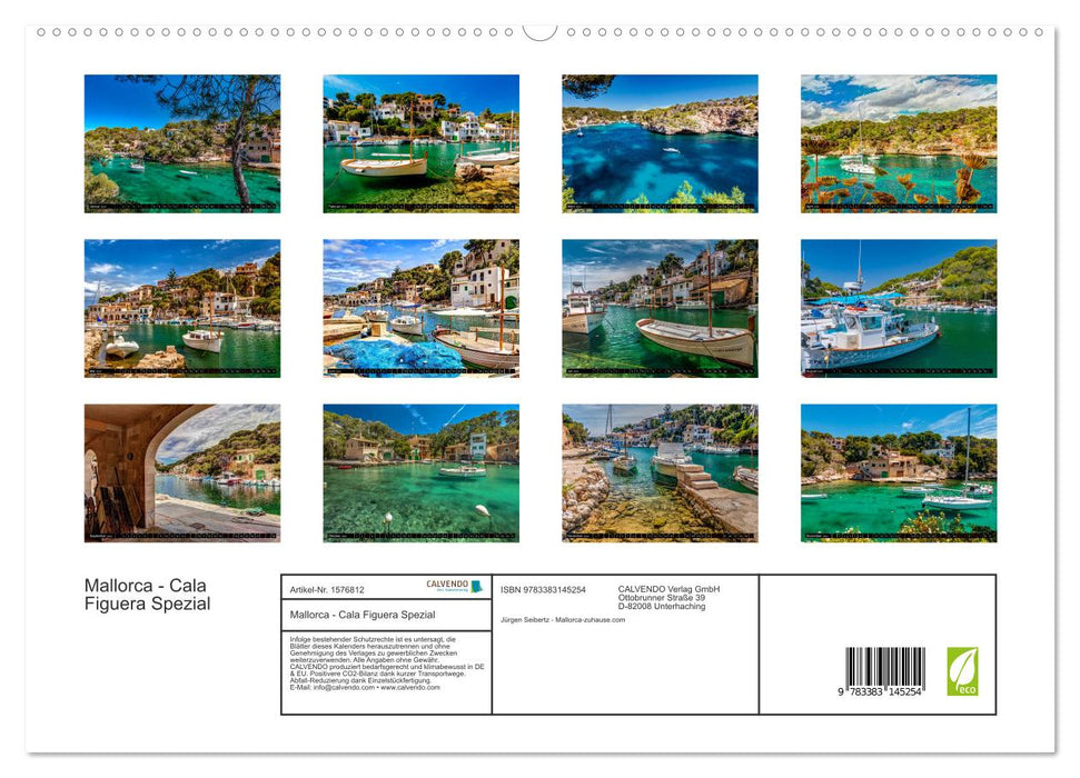 Mallorca - Cala Figuera Spezial (CALVENDO Premium Wandkalender 2024)