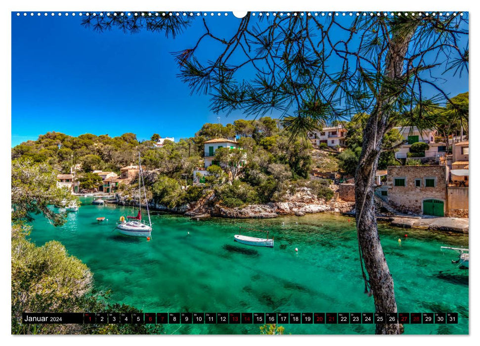 Mallorca - Cala Figuera Spezial (CALVENDO Premium Wandkalender 2024)