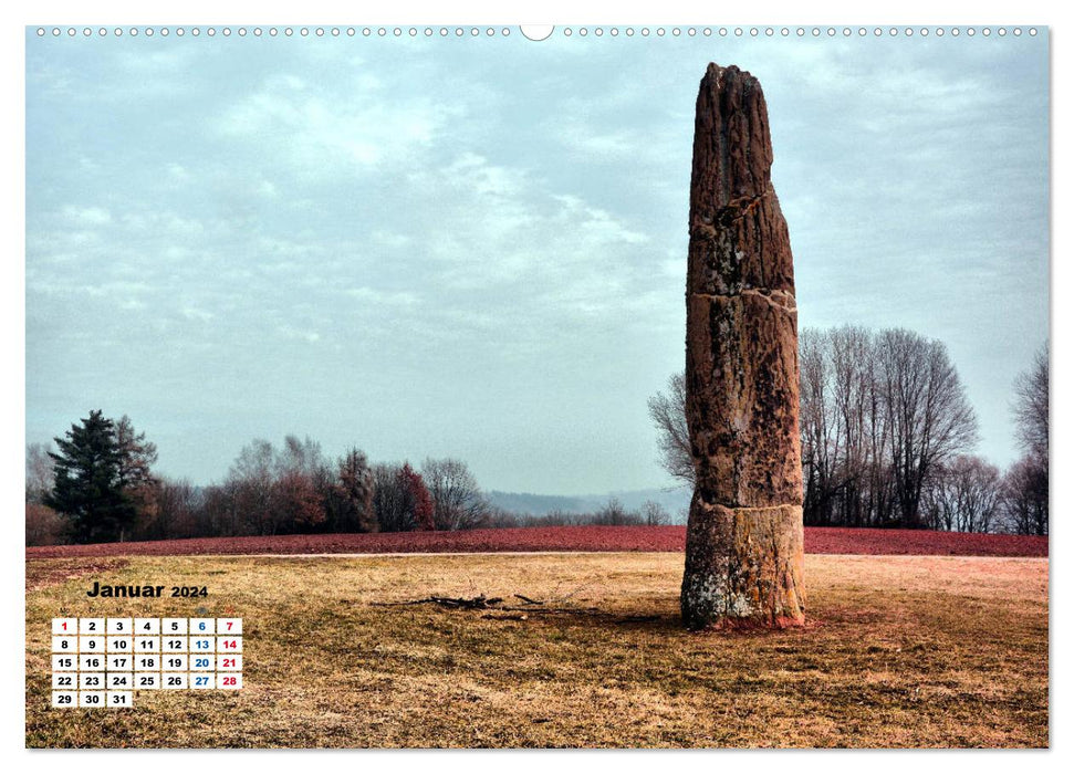 Lieux magiques à SaarLorLux (Calendrier mural CALVENDO 2024) 